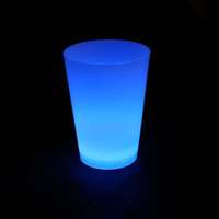 Tasse de verres à boire à LED Fun Glowing Flash Light up Blinking Cup for Bar Night Club Custom LOGO Smart LED Light Luminous Cup