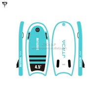 Planche de surf gonflable JTRDA 546 modèle 4,5 pieds, prix bas, design personnalisé, fabriquée en Chine, pour adultes et enfants, bodyboard 18 PSI