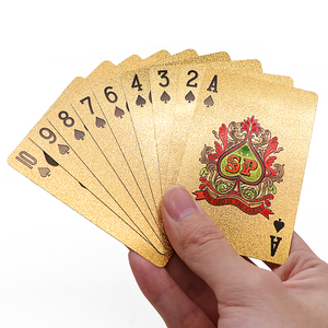 WJPC — étui <span class=keywords><strong>de</strong></span> Poker en papier doré 999.9 personnalisé, boîte à Double pont, vente en vrac, <span class=keywords><strong>cartes</strong></span> <span class=keywords><strong>de</strong></span> <span class=keywords><strong>jeu</strong></span>, 100 - Product Image 2