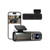 Cámara para Auto FHD1080P WiFi, DVR, Monitor de Estacionamiento 24H, Lente Ojo de Pez Gran Angular de 170 Grados, Visión Nocturna, GPS, Caja Negra