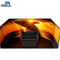 Simulateur de cinéma 9D et 6D pour parcs d'attractions, équipement de terrain de jeux, théâtre de monstres marins et simulateur de tempête des Bermudes