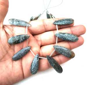 Cuarzo de estrella natural 12 piezas facetadas en forma de pera Brioloette Beads Making Jeqwelry pulsera DIY collar pendiente - Product Image 5