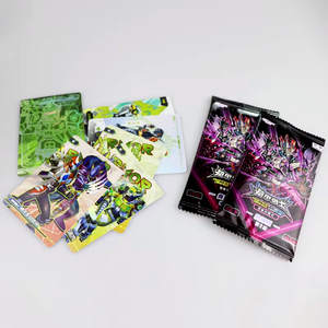 Service OEM pour l'impression de jeux de <span class=keywords><strong>cartes</strong></span> à collectionner de style anime personnalisé, art en couleur pleine avec effets d'encre métallisée - Product Image 1
