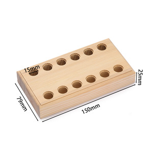 Soporte de madera maciza para alicates, organizador de almacenamiento para herramientas de joyería, manualidades DIY, tamaño mediano, pulido a mano - Product Image 4