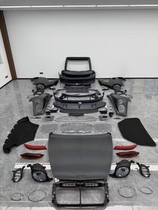 Kit carrosserie pour Bentley Bentayga 2016-2020, style restylé <span class=keywords><strong>2022</strong></span> avec diffuseur de lumière DRL, lèvre de pare-chocs, calandre, haute qualité - Product Image 5