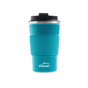 Tazza da viaggio isolata in acciaio inossidabile Lacor da 16 Oz per il caffè in movimento - Product Image 1