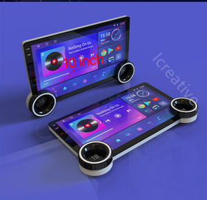 10 pollici 2 Din due manopole Android autoradio Carplay Multimedia QLED Display digitale Touch Screen Stereo Auto FM navigazione GPS - Product Image 2