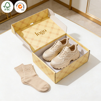 Boîte personnalisée écologique en carton coloré, emballage en carton coloré, boîte d'emballage en papier coloré pour toutes sortes de chaussures