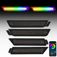 Panneau de feux arrière de camion semi-remorque RGB 12V 24V de haute qualité avec commande par application