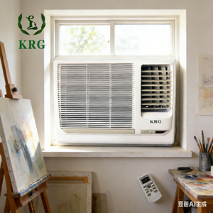 Climatiseur de fenêtre KRG de haute qualité 24000 BTU, refroidissement unique, flux d'<span class=keywords><strong>air</strong></span> stable, économie d'énergie, commande mécanique, idéal pour les maisons et appartements - Product Image 5