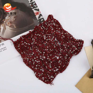Fil à paillettes en polyester Lurex Fdy fantaisie 3 mm pour tricot à la main, couleur argent, perles scintillantes, fil à sequins pour le crochet - Product Image 4