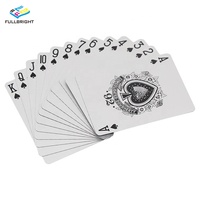 Cartes à jouer en plastique imperméables personnalisées, jeu de poker, jeu de société, vente en gros, directement de l'usine