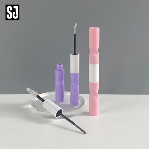 Nouveau Contenant Cosmétique en Plastique 2-en-1 Personnalisable avec Logo – Tube Double Tête pour Maquillage, Brillant à Lèvres, Eyeliner, Sérum Croissance Cils et Mascara - Product Image 4