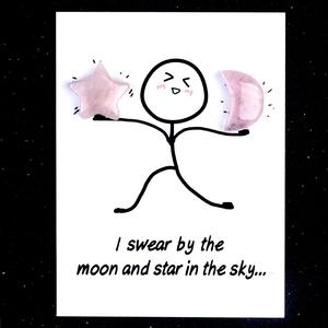 Tarjeta de curación Crystal Worry Stones Moon Shaped Star Witch Gemstone Pulido Pocket Palm Stones para DIY Meditación Equilibrio Decoración - Product Image 6