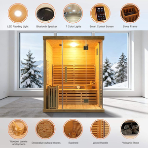 Vente en gros de luxe <span class=keywords><strong>Sauna</strong></span> au sel de l'Himalaya <span class=keywords><strong>Sauna</strong></span> à vapeur sèche Salle pour thérapie Bain SPA <span class=keywords><strong>Sauna</strong></span> traditionnel Salles - Product Image 4