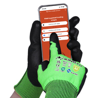 Gants anti-coupure en tricot HPPE XINGYU, niveau 4, gants de travail en PU, durables, résistants aux coupures, gants de sécurité industrielle de haut niveau