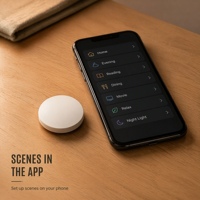 Commutateur de Scène Intelligent Sans Fil Ultra-Mince en PC pour Projets Commerciaux, Contrôle Vocal via l'Application Wi-Fi Tuya SmartLife, Compatible Android pour la Maison Intelligente