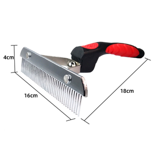 Tier pflege werkzeug Vieh ausrüstung Kamm Haustier Gezackte Haar bürste Kamm Veterinär Tierhaar Kamm - Product Image 2