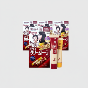 4 pezzi Set di 40g Biggencremton tinture permanenti per capelli a base di erbe 6G marrone naturale 100ml Volume con campione gratuito di Shampoo per tinture marrone naturale - Product Image 1