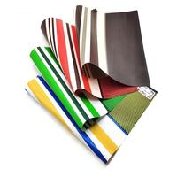 Bâche PVC imperméable pour auvent, matériau de tente rayé, bâche de fabricants