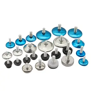 Wholesalers Most Popular Silver Color Metal Standard Quality Home Furniture Swivel Leveling Foot