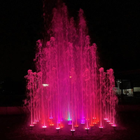 Fuente de Agua Flotante Personalizada de Acero Inoxidable con Música y Luces para Jardín, Estanque o Lago