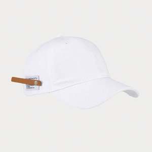 Casquettes de baseball rétro en cuir avec petite étiquette anglaise pour hommes et femmes, casquette de sport décontractée à visière incurvée et dessus souple pour le soleil - Product Image 3