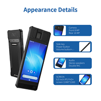 Nouveau PDA portable SP60 5G avec écran HD de 6,0 pouces, batterie de 6400 mAh, Android 13, processeur Qualcomm Octa-core, 4+64/8+128 Go, 1D 2D NFC Optique Stock