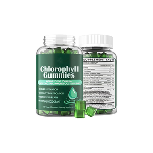 Gomitas Multivitamínicas para Adultos con Clorofila 500mg, Clorofilina, Zinc, Vitaminas C, D3, E, <span class=keywords><strong>B12</strong></span>, Sin Gluten, Apoya la Energía y Vitalidad Diarias - Product Image 1