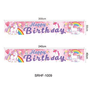 Banderas de banderas personalizadas de fondo de fiesta de <span class=keywords><strong>feliz</strong></span> <span class=keywords><strong>cumpleaños</strong></span> de selección multicolor - Product Image 6