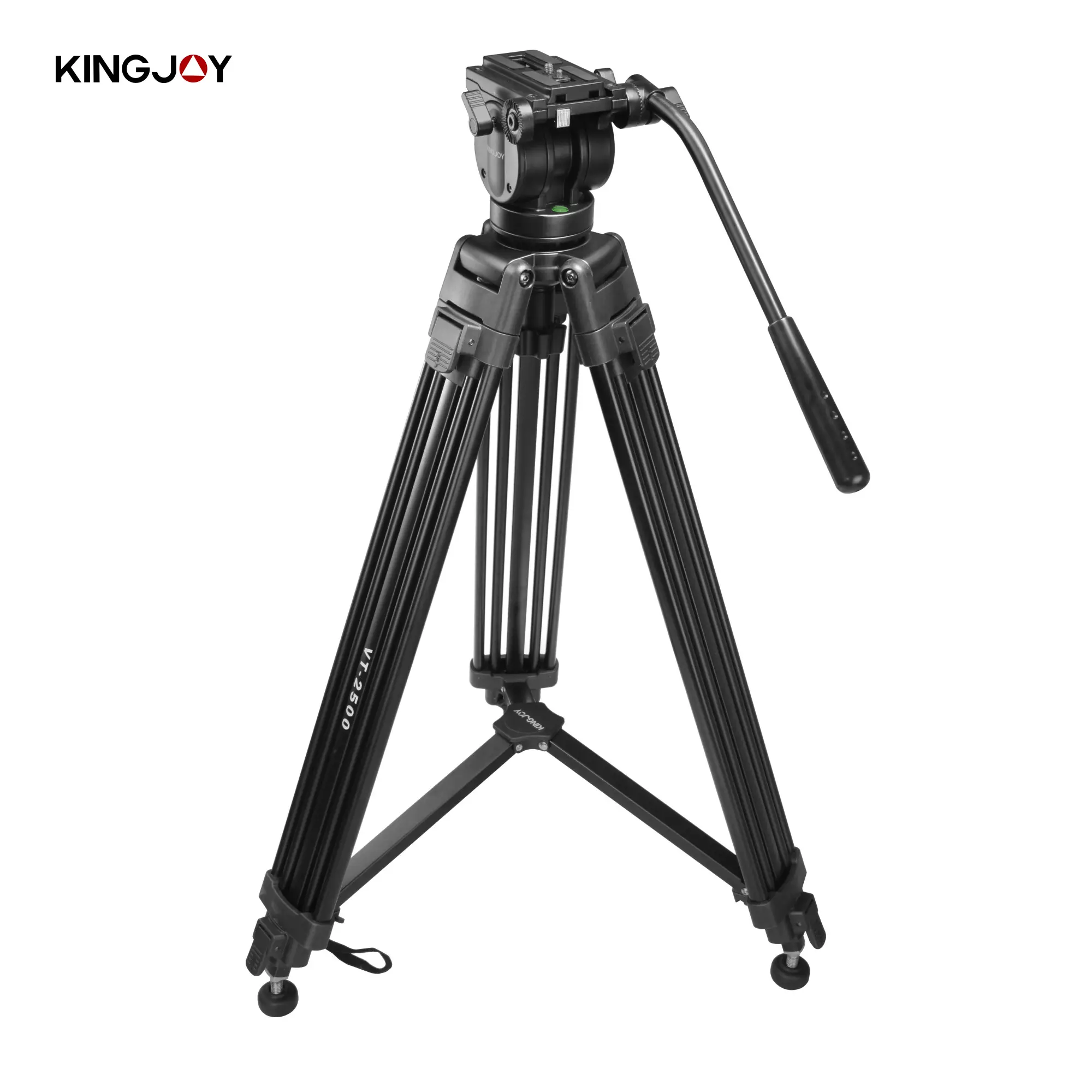 KINGJOY 범용 헤비 듀티 전문 카메라 DSLR 비디오 자료 삼각대 스탠드 VT-2500
