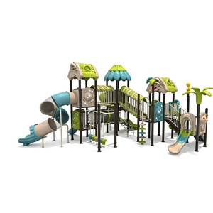 Toboggan de terrain de jeux robuste pour projet de rénovation de parc public municipal - Product Image 1