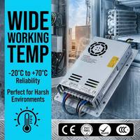 LRS-350-12 sortie unique 110V 220V AC à DC 5V 12V 24V 48V smps industriels 350W alimentation à découpage unique