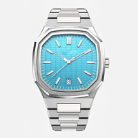 Montres à quartz classiques carrées japonaises personnalisées en gros pour hommes, étanches, en acier inoxydable, Relogio