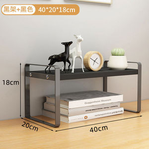 <b>Desktop</b> Multi Tiered Book And Pen Holder <b>Shelf</b> 2 Tier Standing Office Organizer For Desk Storage - Product Image 5