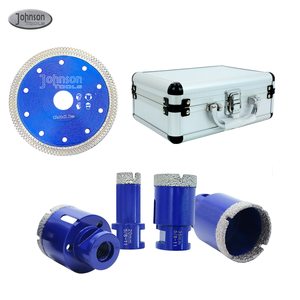 चीनी मिट्टी के टाइल, सिरेमिक, संगमरमर, चिनाई के लिए चीनी मिट्टी काटने वाली डिस्क और ड्रिल बिट सेट - Product Image 1