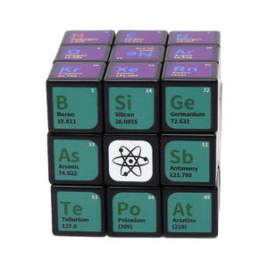 <span class=keywords><strong>Cubo</strong></span> de <span class=keywords><strong>Rubik</strong></span> 3x3 con elementos de la tabla periódica, rompecabezas educativo para estudiantes, regalo científico - Product Image 2