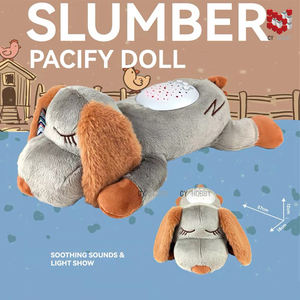 ตุ๊กตาผ้าโปรเจคเตอร์สำหรับลูกสุนัขพร้อมเสียงเบาของเล่นเพื่อการศึกษาของเด็ก-เพลงผ่อนคลายสำหรับเด็กทารก - Product Image 1