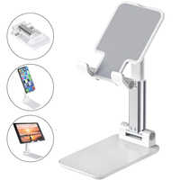 Essager — Support métallique de tablette de bureau, modèle 2020, extensible et pliable de Support de téléphone portable pour iPhone, iPad, réglable