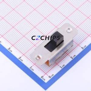 SS-22K25-G060 Slide Switch Through hole Component (THT) Switch Double Pole Double Throw Rectangle Pin Header Solder Tab 35.2mm - Product Image 1