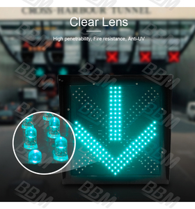 <span class=keywords><strong>2025</strong></span> phong cách mới chữ thập đỏ và mũi tên màu xanh lá cây tín hiệu giao thông cho trạm thu phí - Product Image 5