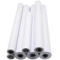 Rollo de Papel para Plotter CAD de Alta Calidad de 60 g/m² y 70 g/m², Papel CAD Sin Recubrimiento con Diferentes Tamaños
