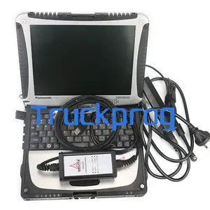 Ordinateur portable ToughBook CF19 + CF-19 pour DEUTZ KIT de DIAGNOSTIC (DECOM) contrôleurs SerDia outil d'interface de programmation de diagnostic de niveau complet