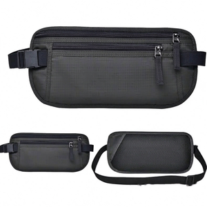 Riñonera de Viaje Personalizada al por Mayor de Fábrica, Cinturón Portamonedas Delgado, Porta Pasaportes Invisible, Riñonera de Pecho de Poliéster con Correa Ajustable 2L - Product Image 6
