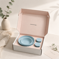 Boîte d'expédition personnalisée de qualité supérieure en carton recyclable pour la livraison de cadeaux de vaisselle en céramique et de vaisselle pour bébés
