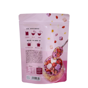 Accept Customized Logo Snack Food Plastic Packaging Aluminum Foil Stand Up Zipper Pouch For Mylar 3D Print Pet Bag