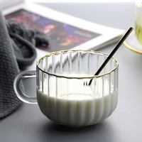 Tasse en verre de gobelet à boire de citrouille de résistance à hautes températures tasse à café en verre de Borosilicate