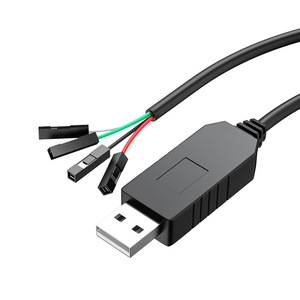 Câble de téléchargement USB vers TTL, câble de mise à niveau pour microcontrôleur USB vers port série, puce FTDI, blindage tressé, gaine en PVC - Product Image 6