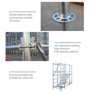 Khóa đĩa ringlock tiêu chuẩn Euro Q235/q355 vật liệu xây dựng nhúng nóng giàn giáo ringlock - Product Image 5