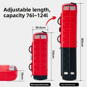Étui rigide imperméable à roulettes pour snowboard/ <span class=keywords><strong>Ski</strong></span> avec protection anti-chute et anti-pression pour les voyages - Product Image 4